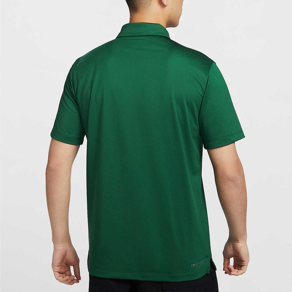 Nike Мужская футболка поло с коротким рукавом Dri-Fit Soft Fashion, топы, цвет Каньон-Грин IB8831-341