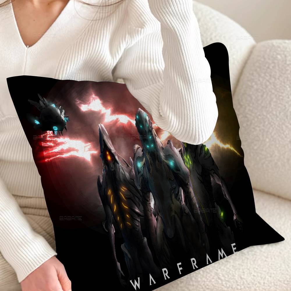 Warframes Gamer Pillowcase Toon Gift Cushion Cover Bedroom Home Sofa Chair Seat Decor Pillow Case