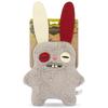 Rabbit Grey Squeaky Dog Authentic Toy,