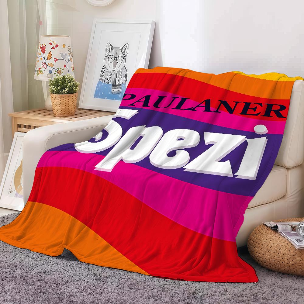 Модная P-Paulaner S-Spezi Плед Теплый И Мягкий Подходит Для Спальни Гостиной Дивана-Кровати Офиса Путешествий Кемпинга