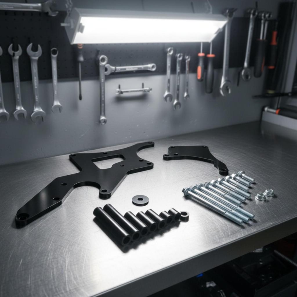 LS Engine Accessory Bracket Mounting Kit Low-Profile for Performance Car
