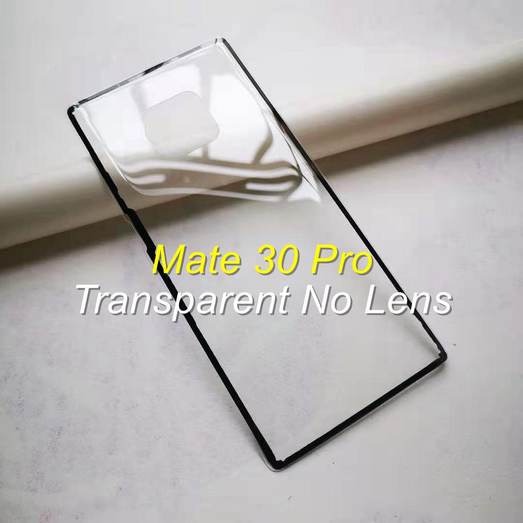 Прозрачное стекло для Huawei Mate 10 20 30 Pro, задняя дверь с аккумулятором и объективом камеры