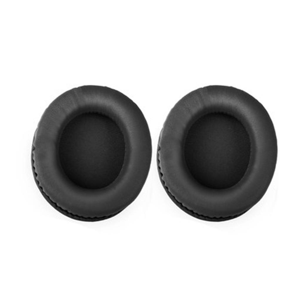 Earpads Comfortable Cushion Earmuff Pads Cup Pillow Cover Compatible for ATH-SR30BT Leather Pads Headset Low Noise 2pcs