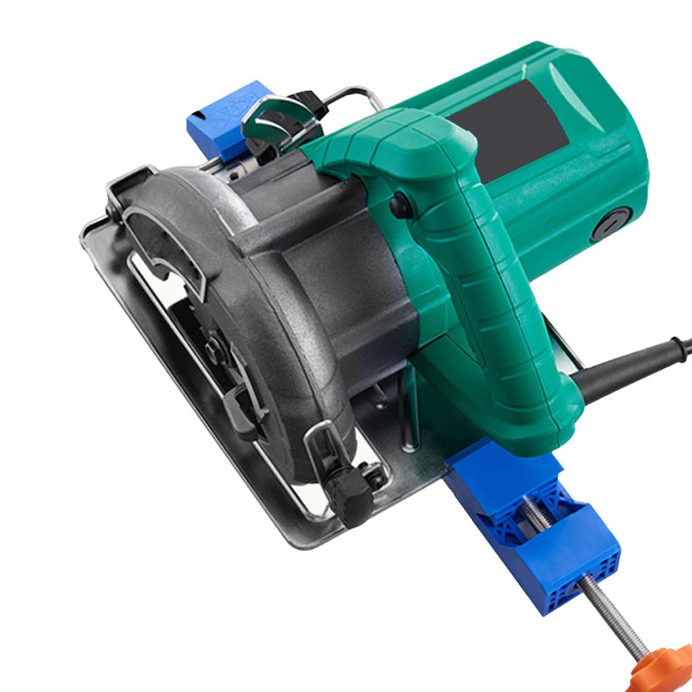 1/2 шт. Регулируемая база для режущей машины, направляющая, АБС-пластик, электрическая циркулярная пила, резка дерева, быстрозажимной кондуктор, фрезеровочный позиционирующий зажим