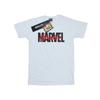 Marvel Womens/Ladies Red Font Logo Cotton Boyfriend T-Shirt