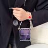 Чехол для Samsung Galaxy Z Flip 7 6 5 4 3 Magsafe со съемным браслетом-шармом и магнитной адсорбцией, противоударный чехол, бамперы для телефона