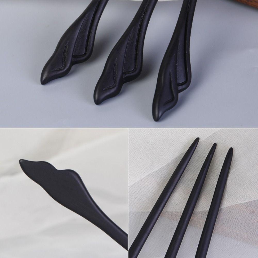 Wooden Chinese Style Hairpin Ancient Style Hanfu Headwear Retro Sandalwood Hair Stick Girls