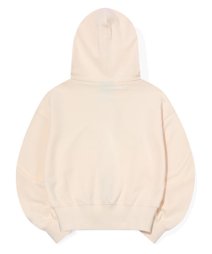 Женская укороченная толстовка на молнии Beentrill Newyork со звездой и хэштегом (Масло)