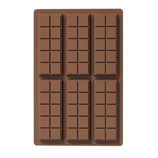 Silicone Chocolate Bars Mold Easy Release Wax Melting Mold for Sugar