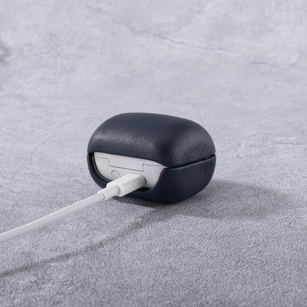 Suitable for Sony LinkBuds Bluetooth wireless headset protective case, lychee pattern leather anti-drop protective case