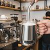 Temperature Sensing Latte Art Cup Accurate Scale Milk Frother Jug Latte Art Jug  Barista Use
