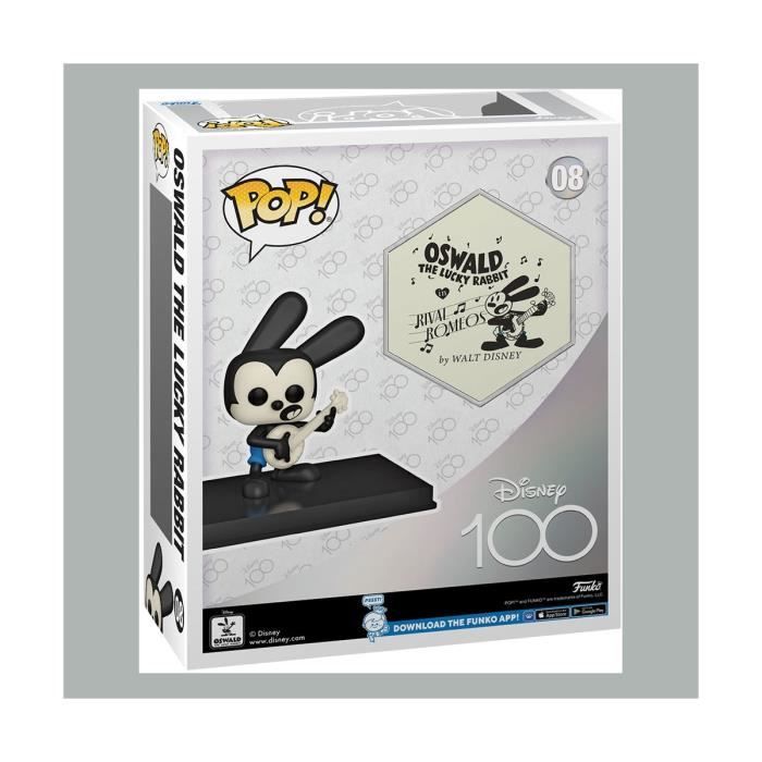 Figurine - funko - oswald - 9 cm - disney 100ème anniversaire - mixte - intérieur