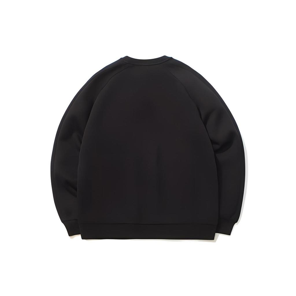 Li Ning Training Series Повседневный спортивный фитнес-пуловер с длинным рукавом Мужская толстовка черная AWDR455-1