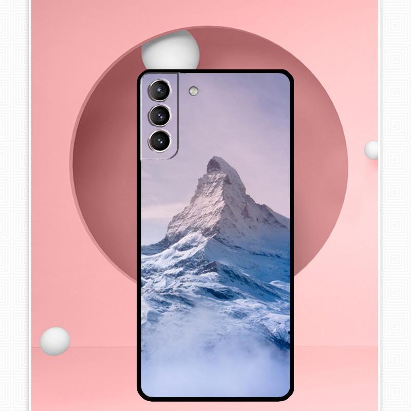 Чехол Zermatt Matterhorn Swiss Mountain для Samsung Galaxy S24 Ultra S22 Plus S20 S21 FE S8 S9 S10 Note 10 20 S23 Ultra Cover