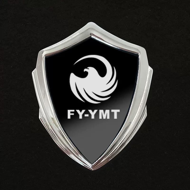 Electric vehicle motorcycle all-metal sun-resistant and non-fading 3D three-dimensional car sticker modified decorative label side logo badge