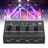 4-Channel Headphone Amplifier Performance, Four Independent Stereo High-Power Amplifiers, Compact Headphone Amplifier System (US Plug)