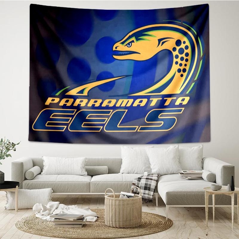 Parramatta Eels Flag Wall Hanging Tapestry Wall Cloth Tapestries Decor Wall Bedroom Decoration