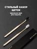 Toothbrushes set medium stiffness gold 2 pcs