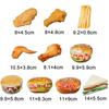 Display Artificial Food Model Faux Fried Chicken Hamburger Fries Sandwish Simulation Kitchen