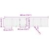 Foldable Dog Gate with Door 6 Panels 300 cm Poplar Wood