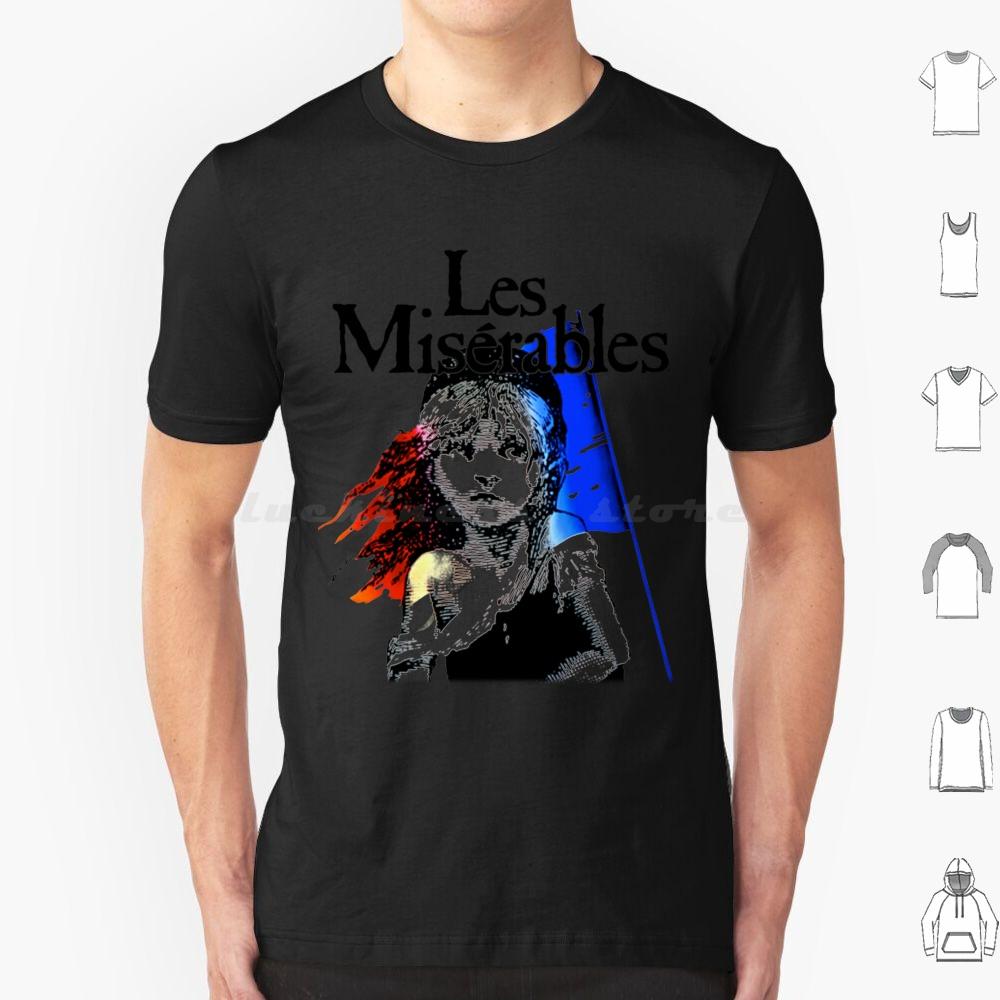 Отверженные ( черный ) Футболка Большого Размера 100% Хлопок Les Miserables Les Misérables Винтажная Les Miserables Les Miserables