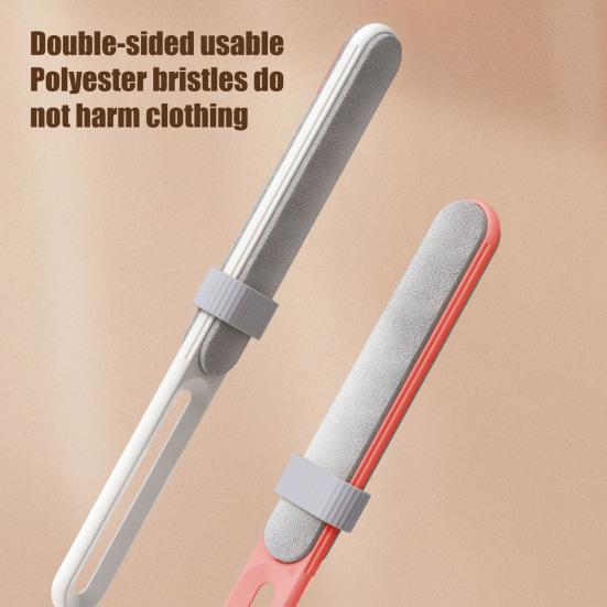 Стикер для волос Портативная многоразовая мощная щетка для удаления волос Двусторонняя щетина из филамента Большая жирная портативная шерсть