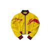 Li Ning Paris Fashion Week Runway Series Stand Wool Jacket Casual Top Women Jacket Pink Butterfly-Yellow AJDP028-1