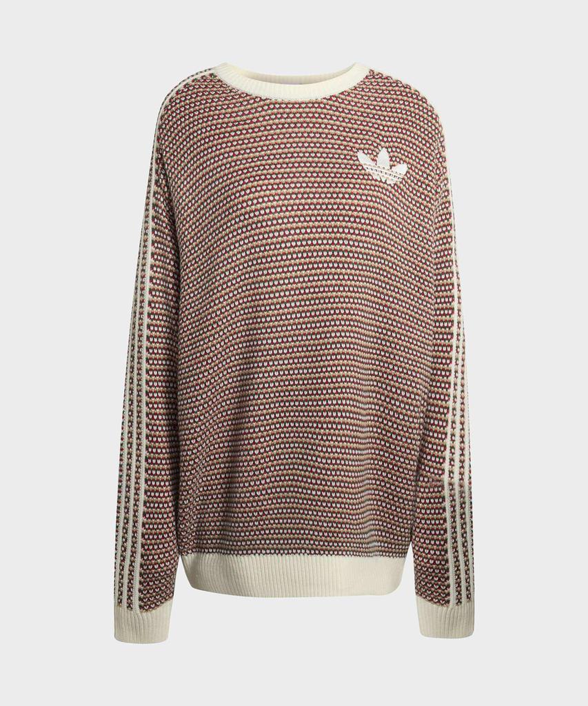 Вязаный свитер Adidas Holiday Pack - Красный / Kq6291