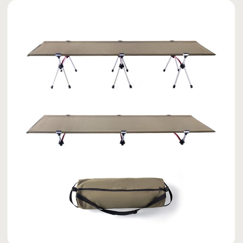 Походная раскладная кровать из алюминиевого сплава для улицы, портативная, для кемпинговой палатки, односпальная, кресло-реклайнер