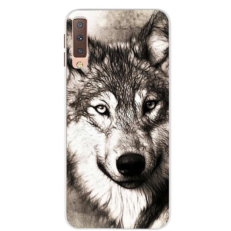 Чехлы для Samsung Galaxy A7 2018, силиконовый цветной чехол для телефона, чехол для Samsung A7 2018 A750 A750F, защитный корпус 6,0 дюймов