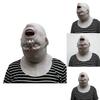 Creepy Latex Upside Down Full Head Mask Perfect For Halloween Costume Parties