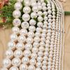 Whole String Natural Nanyang Shell Pearl  Full Hole 3-20mm  Shell Pearl  Non Plastic Beads