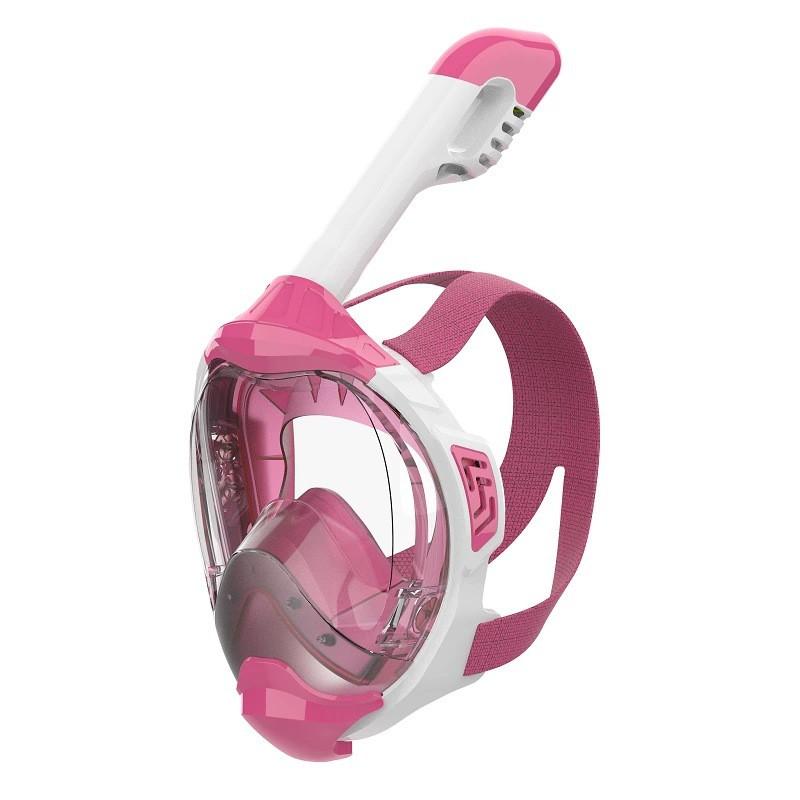 Full Dry Snorkel Mask Set Adults Silicone Face Seal Snorkeling Gear Swimming Diving
