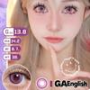 DOUBLEFISHPIG Серия Genki 1-летняя: Травянисто-зеленый, Оранжевый, Фиолетовый, Розово-красный, Синий, Голубой и Золотой - Официальные Аутентичные Косплей Линзы