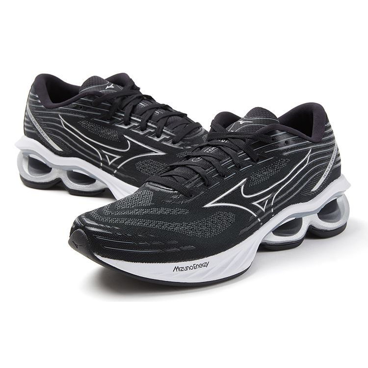 Mizuno Creation 24 Shock Absorbing Non-Slip Low-Top Running Shoes Unisex Running Shoes Black J1GC230105