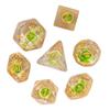 Cusdie Милый набор кубиков-грибочков D&D 7 шт. D4 D6 D8 D10 D% D12 D20 DND Многогранные кубики для Ролевой игры Настольных игр TRPG