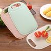 Eco-Friendly Wheat Straw Chopping Block Nonslip Anti Overflow Cutting Board