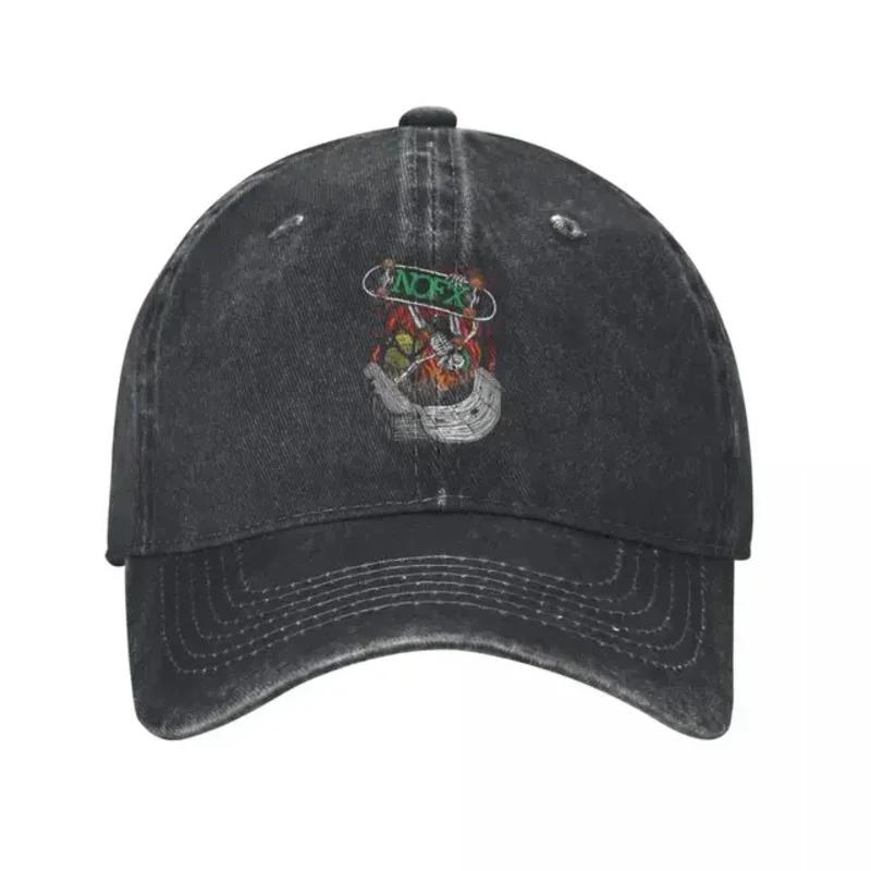 Повседневная бейсболка Nofx Mercenaries From The Ufo, унисекс, потертый хлопок, с застежкой-snapback, для группы punk rock, регулируемая, для улицы
