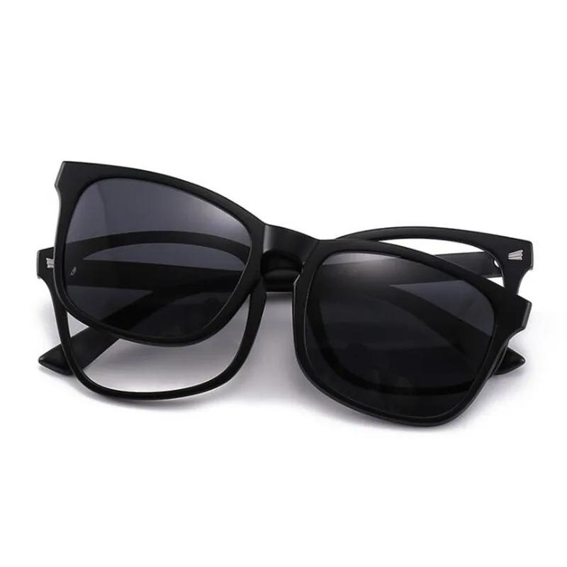 2325 Magnet Clip Rivets Frame Square Myopia Glasses 0 -0.5 -0.75 -1.0 -1.5 -2.0 -3.0 To -6.0