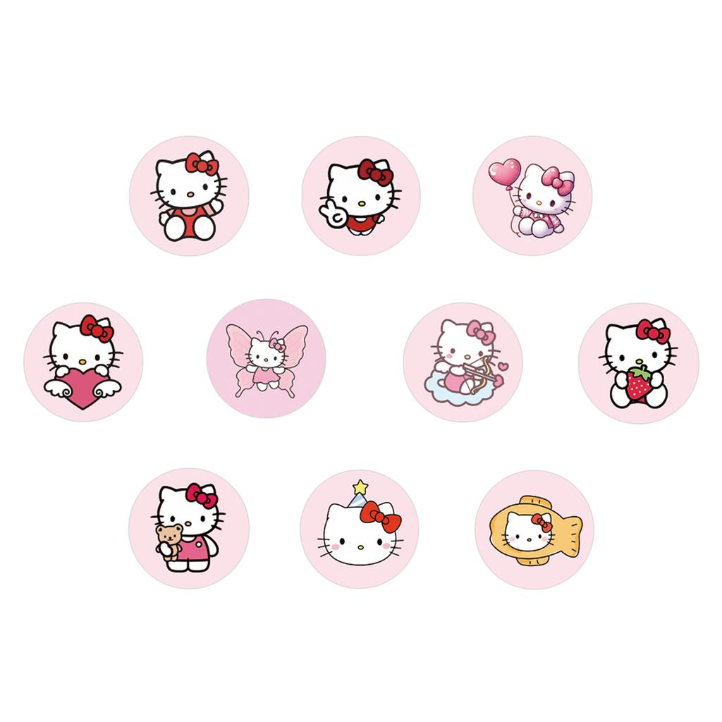 500 шт./рулон Милые Запечатывающие Наклейки Sanrio Кавайный Мультяшный Рулонный Декаль DIY Багаж Телефон Гитара Кружка Скрапбукинг Детские Игрушки