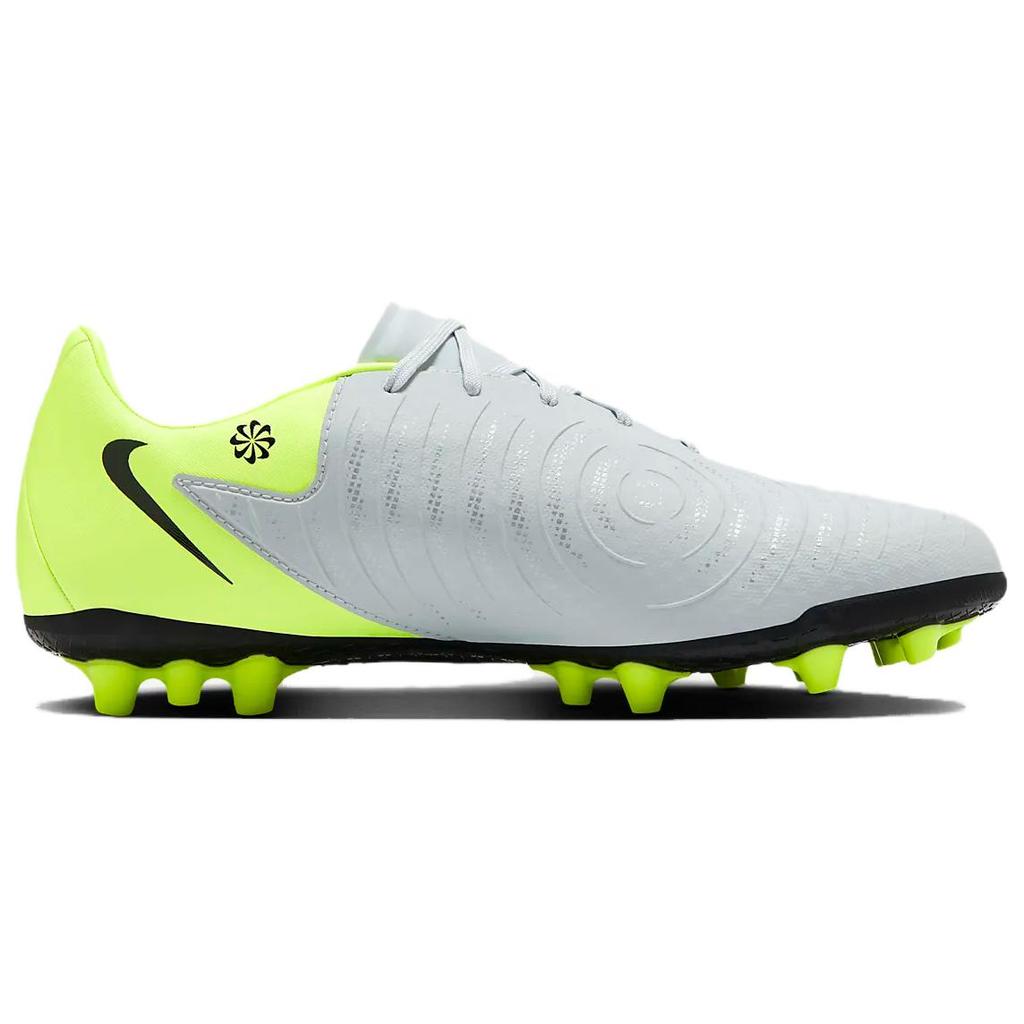 Nike Phantom GX 2 Academy Slip Resistant Abrasion Resistant Soccer Shoes Unisex Gray Yellow FJ2552-003