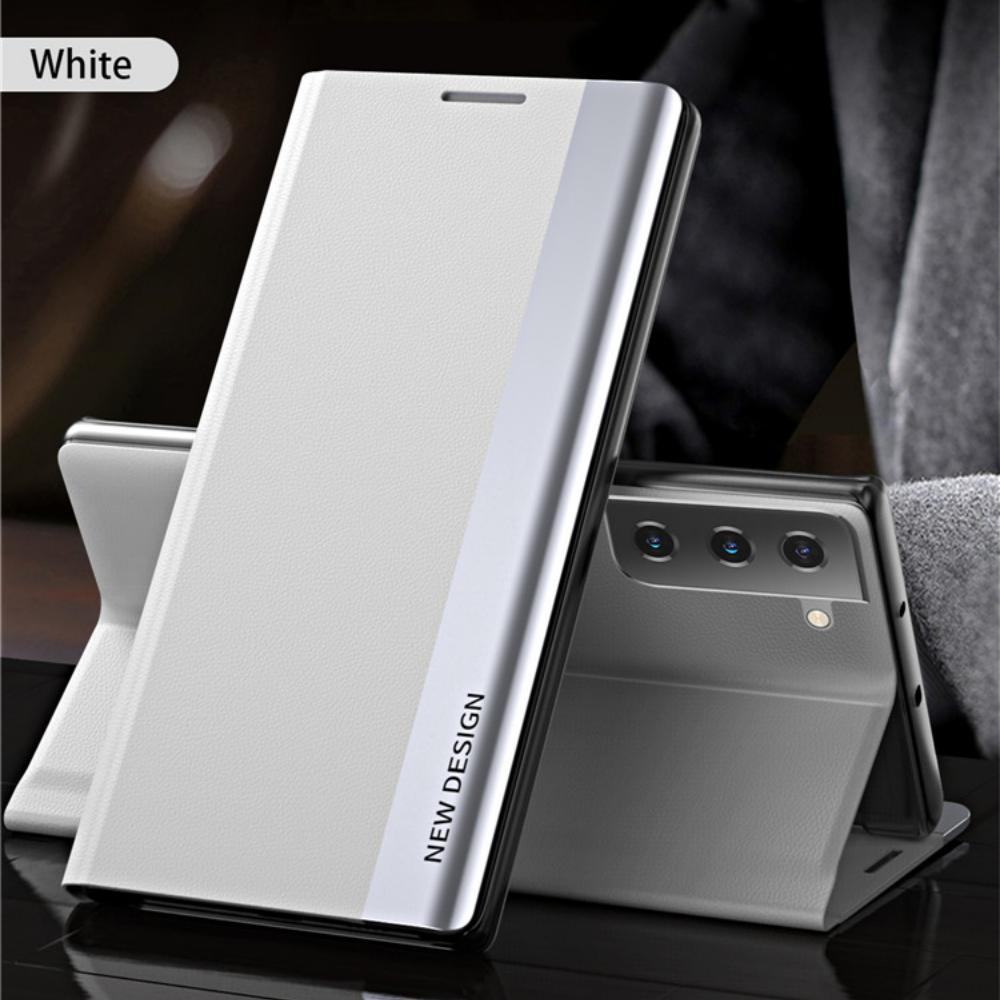 Магнитный кожаный чехол с покрытием для телефона A15 A35 A55 5G Stand Flip Samsung S25 S24 Plus S22 S23 FE Note 20 Cover