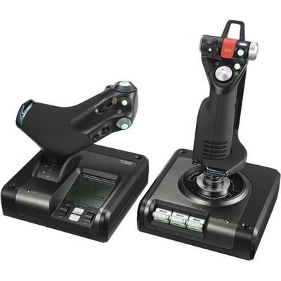 Джойстик - Проводной - Logitech G - X52 Pro Панель управления полетом - Совместимый с ПК - Черный