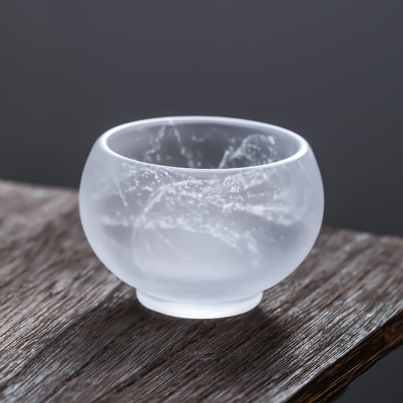 Чашка для чая Snowflake Color Glaze - Чашка Дзен Мастер Одиночная Чашка Японский Чайный Сервиз Премиальные Фарфоровые Чайные Чашки Романтика Дегустации Чая