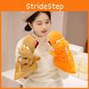 Plush Dragon Hand Puppet Toy Cartoon Movable Mouth For Performance Decoration