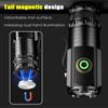 Flashlight With Power Indicator Waterproof High Quality Mini Work Durable Usb Rechargeable Keychain Magnetic With Clip Brightest