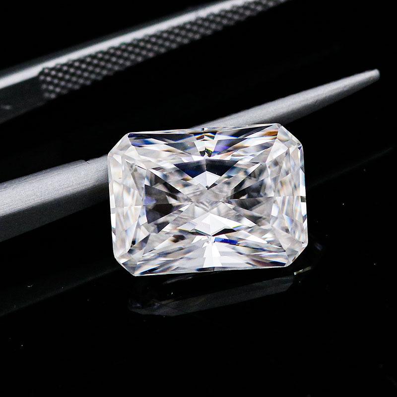 Cellacity High Quality Radiation-cut Pillow Moissanite Loose Gemstone 0.5-10CT D Color VVS1 Passed the Diamond Test and Obtained the GRA Certificate