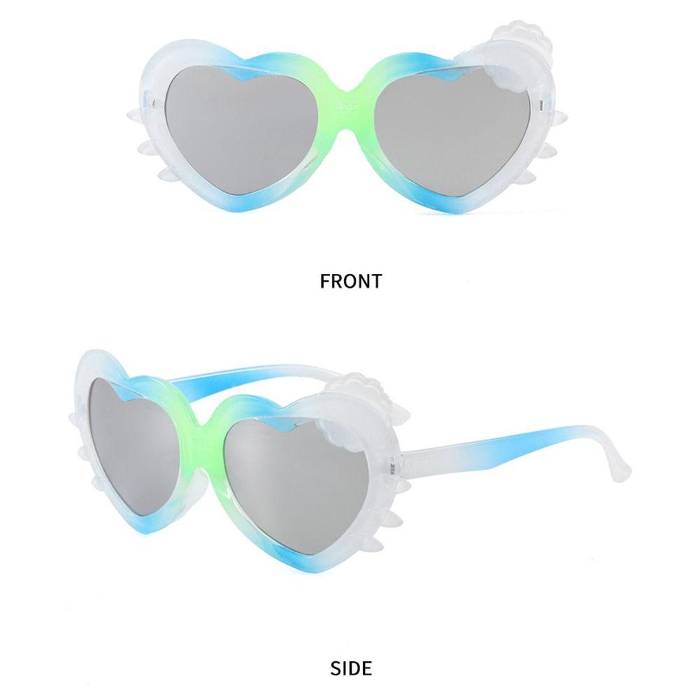 Heart Shape Kids Sunglasses Colorful Travel Goggle Fashion Children Eyewear Toddler