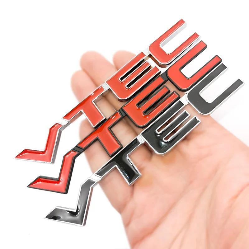 3D VTEC Metal Car Styling Refit Emblem Fender Tail Body Badge Zinc Alloy Sticker for Honda Civic Accord Odyssey Spirior CRV