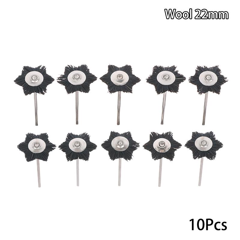10 шт. Стоматологические высококачественные полировальные колеса-щетки для полировки, Стоматологическое лабораторное оборудование, Материалы и принадлежности